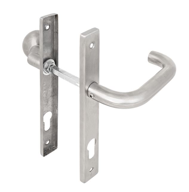 Eltolt fix gomb-kilincs, széles pajzs, YH-D45L-85-28MM
